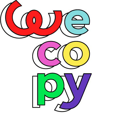 Logo de Wecopy blanco